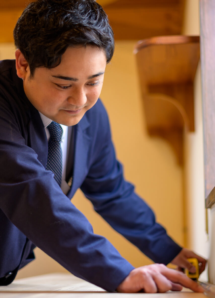 男性職員の写真